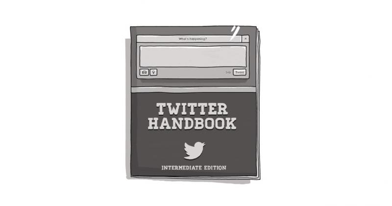 An image of a Twitter handbook.