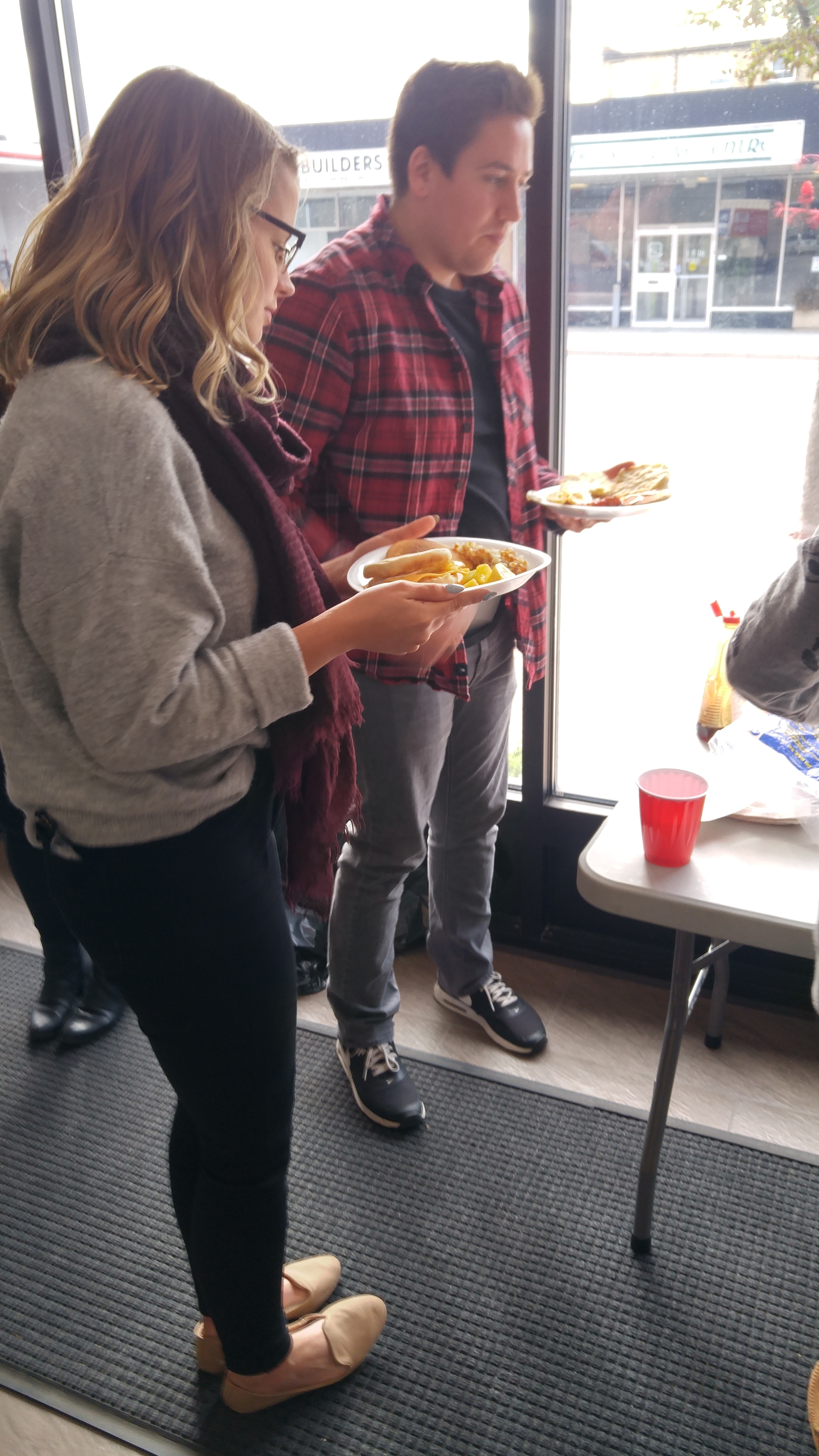 Tanner and Haley at the Echidna brunch