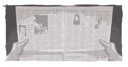 An image of a newspaper